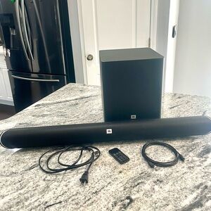 JBL Cinema SB250 Dolby Digital Soundbar w/ Wireless Subwoofer